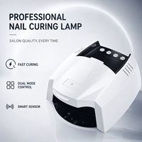 Nouvelle lampe à LED pour les ongles, utilisable pour les mains et les pieds, avec support au sol, longue autonomie sans fil, séchage rapide, lampe UV pour salon de manucure