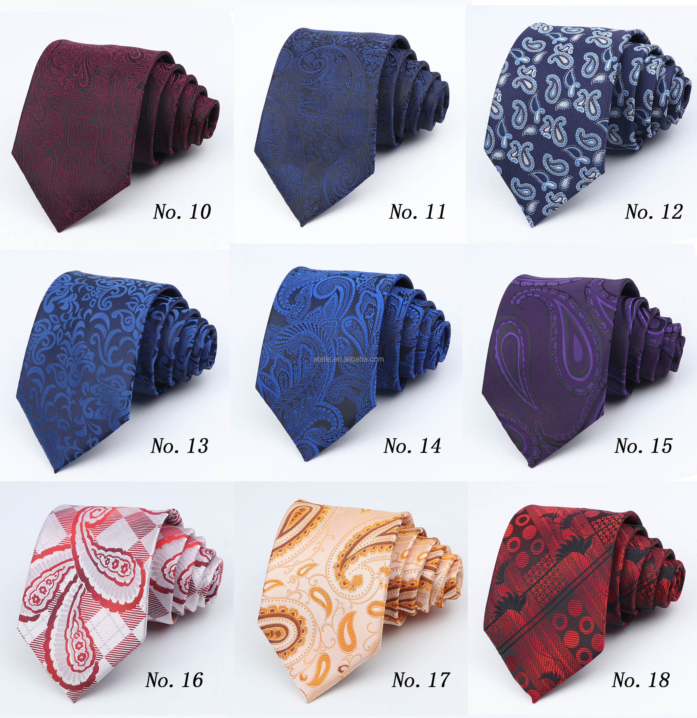 Hi-Tie Lot De 4 Cravates Soie Homme – Cachemire Uni Élégant + Pochette, Boutons De Manchette & Épingle