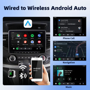 メーカー直販 ワイヤレスCarPlayボックス、Android Auto 2-in-1 有線から無線への変換アダプター、車内接続用 - Product Image 4