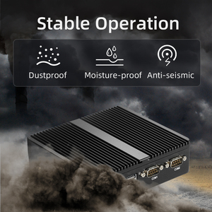In-tel <span class=keywords><strong>Pen</strong></span>-tium N3540 Quad Cores Lên Đến 2.66GHz 2x Gigabit Ethernet RS232 Window/Linux Máy Tính Để Bàn Máy Tính Mini Không Quạt PC - Product Image 6