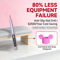 Machine à ongles élégante en aluminium Vantrend Beauty VC-22A, 30000 tr/min, portable, rechargeable par USB, certifiée CE, pour salon de beauté