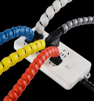 Protector de manguera hidráulica de alta presión con manguito flexible en espiral para protección de mangueras