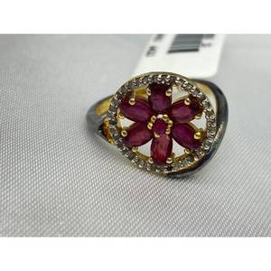 Nuevo Anillo de Rubí de Lujo Más Vendido, Plata de Ley 925, Regalo para Fiestas, Bodas, Compromisos, Ceremonias Religiosas y Eventos - Product Image 4