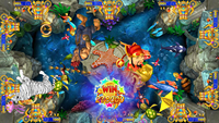 Ocean King 3 Mesin Game Ikan Cina King of Fighters Papan Game Ikan Logam Bahasa Inggris Asli