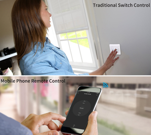 Tuya Zigbee Module de rideau interrupteur 2 voies pour stores <span class=keywords><strong>moteur</strong></span> <span class=keywords><strong>volet</strong></span> <span class=keywords><strong>roulant</strong></span> maison intelligente télécommande sans fil - Product Image 4