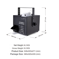 Machine à brouillard à eau 1000W, télécommande DMX512, batterie lithium-ion, indice de protection IP33, multi-prises, effets de fumée pour scène, mariages