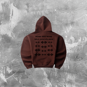 Jersey con cremallera extragrande de algodón y tejido de rizo personalizado para hombre con diseños serigrafiados y bordados - Product Image 2