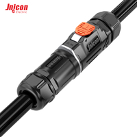 Connecteur d'alimentation circulaire MJ32 à 4 broches 80A 600V en alliage de cuivre IP67 étanche à verrouillage rapide pour les connexions de câbles de batteries ESS