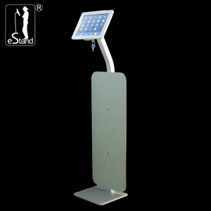 EStand BR22022G ป้องกันการโจรกรรมชั้นตู้แสดงผลสำหรับ <span class=keywords><strong>iPad</strong></span> ยืนที่มีป้ายโฆษณาสำหรับ9.7 ''<span class=keywords><strong>Ipad</strong></span>/pro/air - Product Image 4