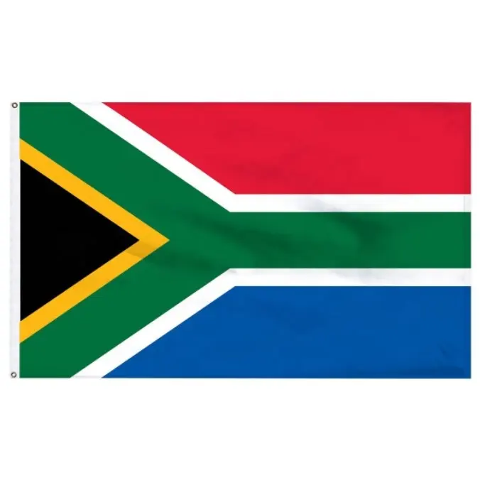 Poliestere resistente agli agenti atmosferici 3 'x 5' a buon mercato della bandiera esterna del sudafrica
