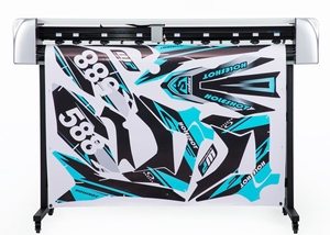 Plotter de cama plana de 55 pulgadas <span class=keywords><strong>para</strong></span> corte automático de vinilo, multifunción, corte Kiss Cut, corte completo, grabado, motor de paso micro, Anycut ZK1400 1250mm LED - Product Image 3