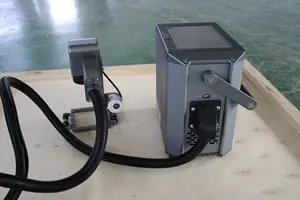 Extremely Light Mini Hand-Held Fiber Laser Marking Machine With The Battery Best Sale