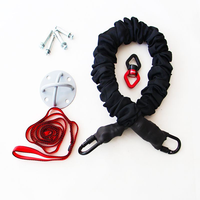 50kg-130kg nouvelles sangles de Tension réglables et cordes de Yoga ceinture de Fitness de danse élastique de sécurité pour l'équipement de saut de Yoga aérien adulte