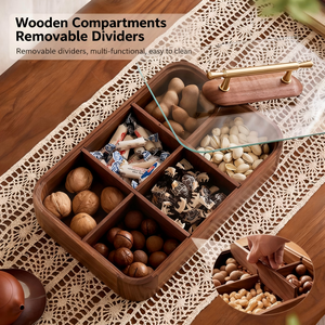 กล่องเก็บผลไม้อบแห้ง<span class=keywords><strong>ไม้</strong></span>วอลนัทสีดำสุดหรูทันสมัย<span class=keywords><strong>ขาย</strong></span>ดีที่สุด สำหรับวางบนโต๊ะในห้องนั่งเล่น - Product Image 3