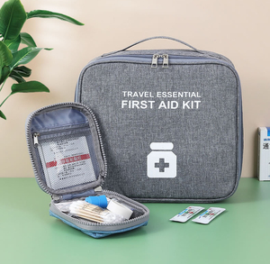 DICHOS Dernier sac <span class=keywords><strong>de</strong></span> rangement Trousse médicale portable Transfrontalier Premiers secours pour <span class=keywords><strong>la</strong></span> maison et les voyages pour le stockage des vaccins et des médicaments - Product Image 5