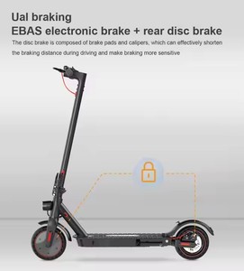 Scooter Eléctrico <span class=keywords><strong>I9</strong></span> Pro con Control por Aplicación, 350W, 36V, 7.5Ah, 8.5 Pulgadas, 30km/h, Disponible en la UE - Product Image 5