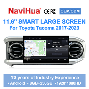 NaviHua - Mise à niveau automobile pour Toyota Tacoma 2016-2023 - Nouvel autoradio multimédia Android 11,6 pouces avec Carplay, GPS, DSP, écran et lecteur DVD - Product Image 2