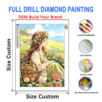 Peinture diamant 5D personnalisée, art mural abstrait 3D, fleurs, kit de peinture diamant pour adultes et enfants, directement de l'usine