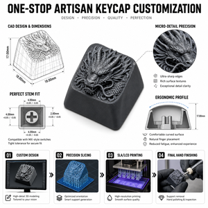 Tête de sceau en résine SLA personnalisée pour impression 3D, gravure haute précision, filetage M6, pour emblèmes et cœurs de sceau, artisanat, cadeaux, fabrication chinoise - Product Image 1