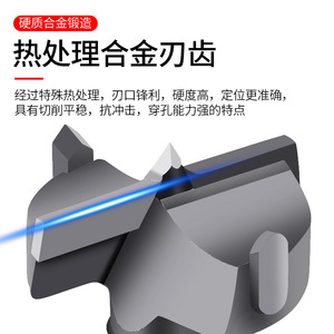 Broca perforadora de Xi'an de 22 mm con punta de carburo para madera contrachapada con eje integrado - Product Image 2