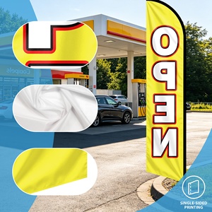 Bandera de Pluma Personalizada con Logotipo de Fábrica, Bandera de Playa, Bandera de Hoja, Bandera de Lágrima, Pancarta Promocional para Negocios al Aire Libre - Product Image 5