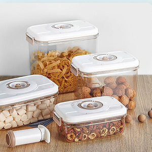 Contenedor Rectangular para Almacenamiento de Alimentos 1.2L 2.1L 2.7L 4.6L con Sellado al Vacío y Bomba para Cocina y Camping - Product Image 2