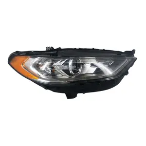 החדש גבוהה באיכות DRL LED אוטומטי ראש מנורת פנס עבור פורד Fusion 2017-2019 רכב אוטומטי מנורת E-סימן אושר