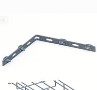 Bande de renforcement d'angle pour chemin de câbles en treillis métallique (acier au carbone galvanisé) pour salles de machines d'ingénierie de communication et d'alimentation
