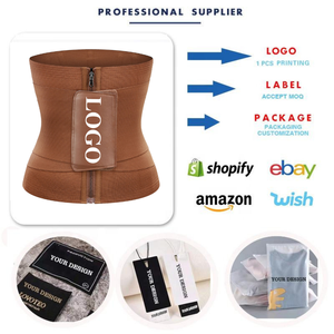 مشد خصر عالي الضغط للتنحيف والتعرق، أحزمة تشكيل الجسم للتحكم في البطن ولف المعدة للنساء - Product Image 4