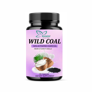 Capsules <span class=keywords><strong>de</strong></span> <span class=keywords><strong>charbon</strong></span> <span class=keywords><strong>de</strong></span> bois sauvage OEM ODM pour maintenir l'équilibre intestinal, 100% <span class=keywords><strong>charbon</strong></span> actif issu <span class=keywords><strong>de</strong></span> coques <span class=keywords><strong>de</strong></span> noix <span class=keywords><strong>de</strong></span> coco - Product Image 1