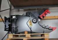 Pulvérisateur hydraulique rotatif pour béton, attache d'excavatrice, mâchoire de concasseur en acier AR500 pour travaux de démolition avec excavatrice de 12 à 18 tonnes