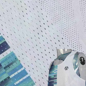 65Gsm Stretch Gebreide Quick Dry Fit Stof Marathon Sportvest Vloeken Wicking Meisjes Kleding 100% Polyester Tanktop - Product Image 1