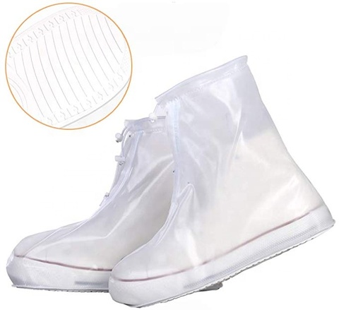 Waterproof Rain Shoe Cover Disposable Waterproof Antifouling PE Antislip Rain Shoe Covers