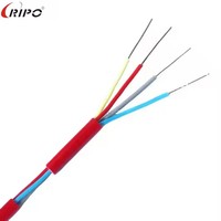 Precio de fábrica RIPO 24AWG UTP/FTP Cable de alarma CCA/Cobre 2/4/6-Core Cables de comunicación de alarma de incendio