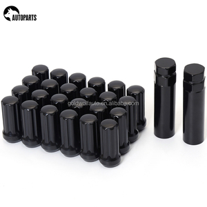 2 "Chiều cao m14x1.5 Đen Lug Nut 7 spline bánh xe NUT - Product Image 1