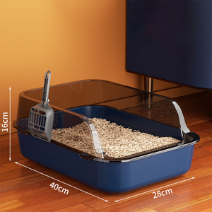 Extra-Large High-Rim Splash-Proof Cat Litter <b>Box</b> - Jumbo Cat Toilet Factory <b>Drop</b>-Shipping - Product Image 5