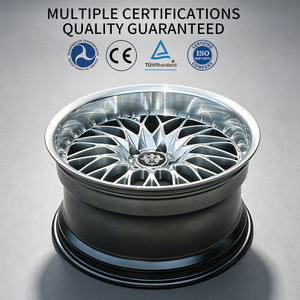 Jantes Flowtone fabriquées en Chine, 18 19 5x100/112/114.3/120, noir brillant, jantes de voiture avec rivets pour <span class=keywords><strong>BMW</strong></span> Audi Toyota Nissan - Product Image 4