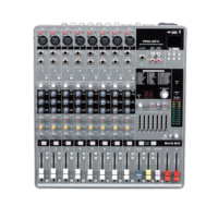 Console numérique professionnelle à 8 canaux, mélangeur audio pour système de gestion nationale