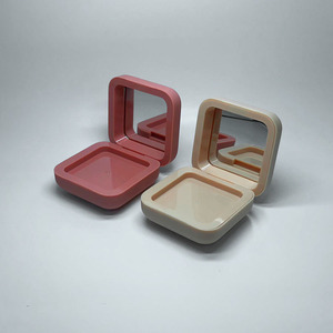 Cổ Tùy Chỉnh Nhãn Trắng <span class=keywords><strong>Eyeshadow</strong></span> Palette Hồng Mini Nhỏ Gọn Trang Điểm Trường Hợp Với Gương Duy Nha-Màu Từ Blush Palette - Product Image 1