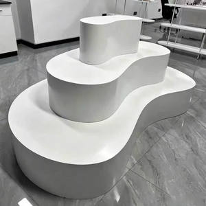 Central Flowing Display <b>Platform</b>, Shoes Bags Accessories Display Cabinet for Clothing Shoe & Flower Boutique - Product Image 6