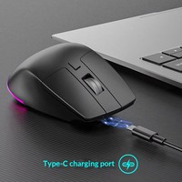 Mouse Optik USB Nirkabel G30G 24G 6 Tombol Desain Ergonomis Senyap untuk Penggunaan Kantor Bisnis E-commerce Langsung dari Pabrik