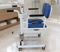 Chaise de transfert pour patients de classe I, instrument de réadaptation léger, réglable et durable de haute qualité
