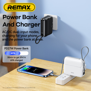 27W+22.5W Mobile Phone Batteries Powerbank <b>Usb</b> C Cable Fast 20000mah RPP-553 Power Bank 20000mah RPP-553 - Product Image 5