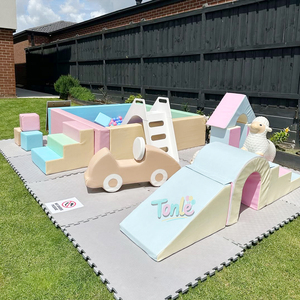 Patio de juegos suave interior comercial, piscina de bolas deslizante, lugar de entretenimiento para niños - Product Image 1