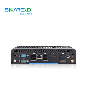 Yeni Intel Core I3 I5 I7 fansız PC 4K üçlü ekran 2xHD-MI DP Win11 destekler/endüstriyel veri toplama için Linux Kiosk abd/AU - Product Image 5