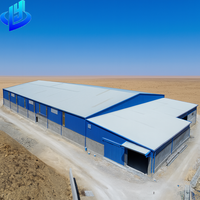 Estructura de Acero Prefabricada para Almacenes, Talleres, Fábricas, Cobertizos Industriales, Edificios de Estructura de Acero para Proyectos en el Medio Oriente