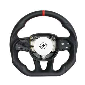 USA Warehouse Volant en cuir pour <span class=keywords><strong>Dodge</strong></span> Charger <span class=keywords><strong>Challenger</strong></span> Durango Grand Cherokee/Sxt/Gt/<span class=keywords><strong>Rt</strong></span>/Srt/Hellcat 2015 +. - Product Image 4