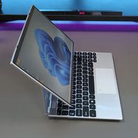 Laptop Layar Sentuh 14 Inci Murah Intel N95 Quad Core Windows 11 Pro Penyimpanan SSD RAM 8GB/16GB/32GB Dapat Diputar 360 Derajat RGB Backlit