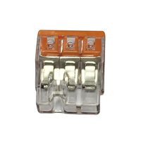 Wagos 2273-203 Connecteur de fil rapide compact à 3 broches en laiton massif Borne de connexion de câble rapide pour 450V 2.5mm pour l'alimentation