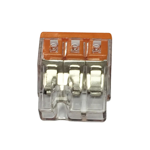 Wagos 2273 203 Nhỏ Gọn 3-Pin Nhanh Chóng Dây <span class=keywords><strong>Conector</strong></span> Rắn Brass Nhanh Chóng Kết Nối Cáp Thiết Bị Đầu Cuối Cho 450V 2.5Mm Cho Điện - Product Image 5